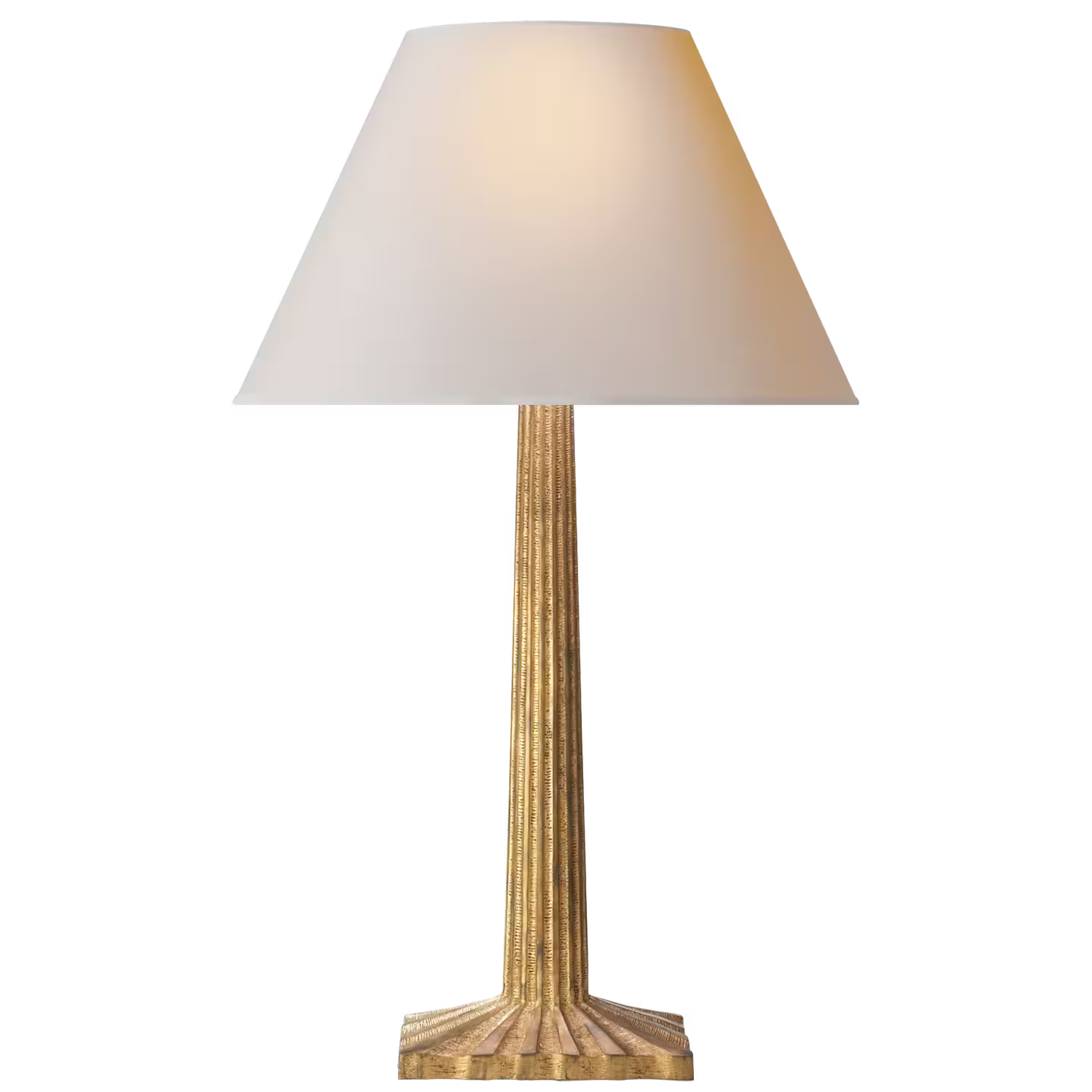 Strie Fluted Column Table Lamp