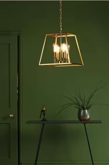 Dar Academy 4 Light Lantern Pendant
