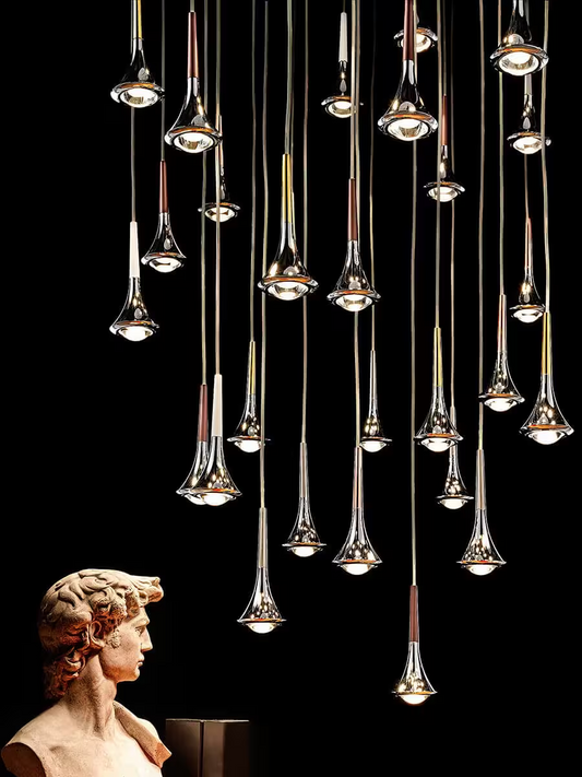 Rain Chrome 2700K LED Pendant