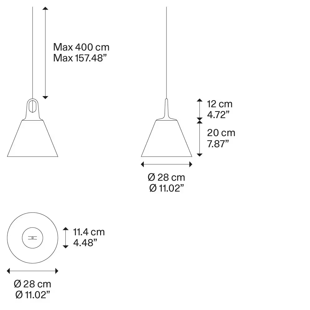 JIM Cone LED Pendant