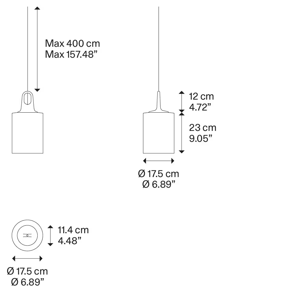 JIM Cylinder LED Pendant
