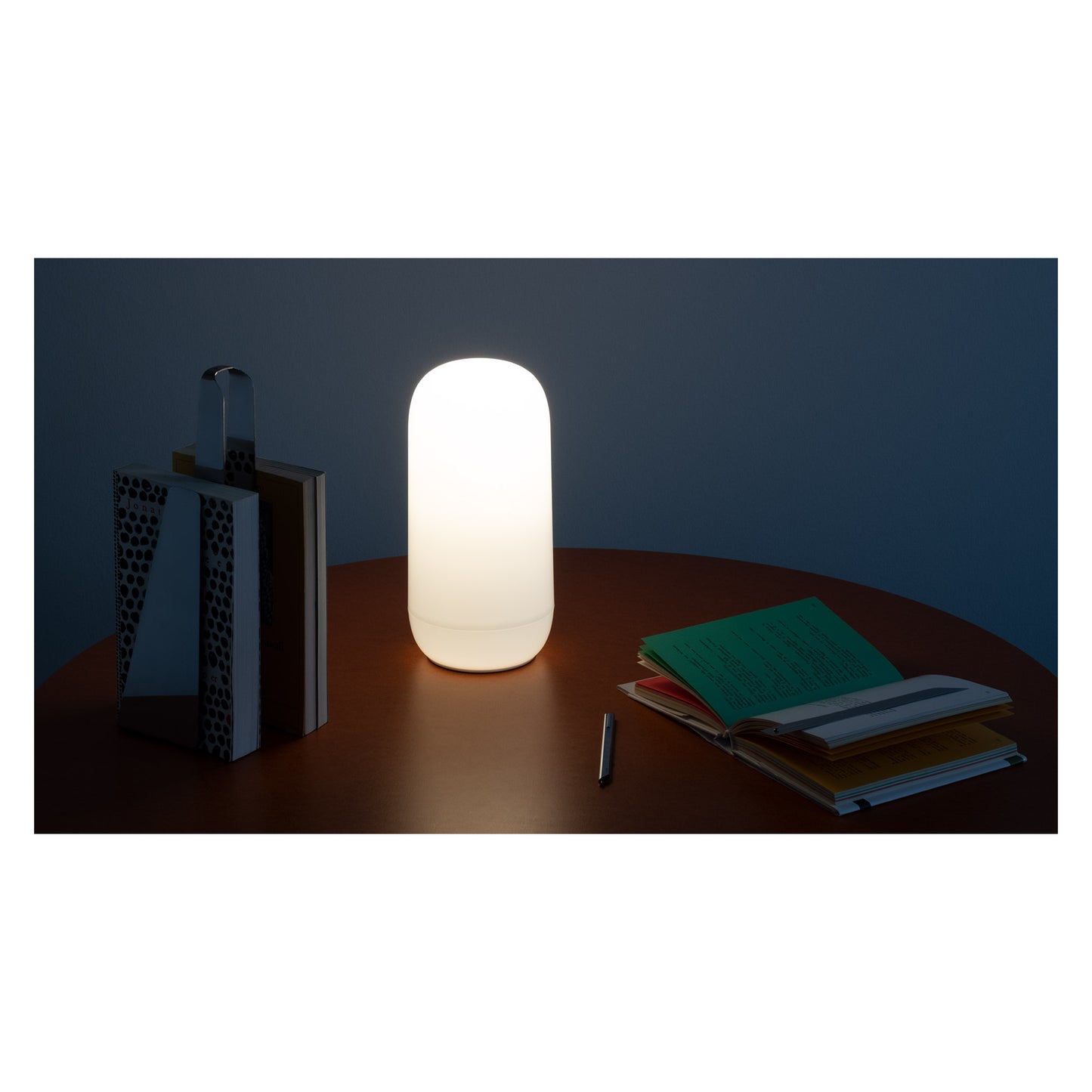 Gople Portable LED Table Lamp with White Diffuser