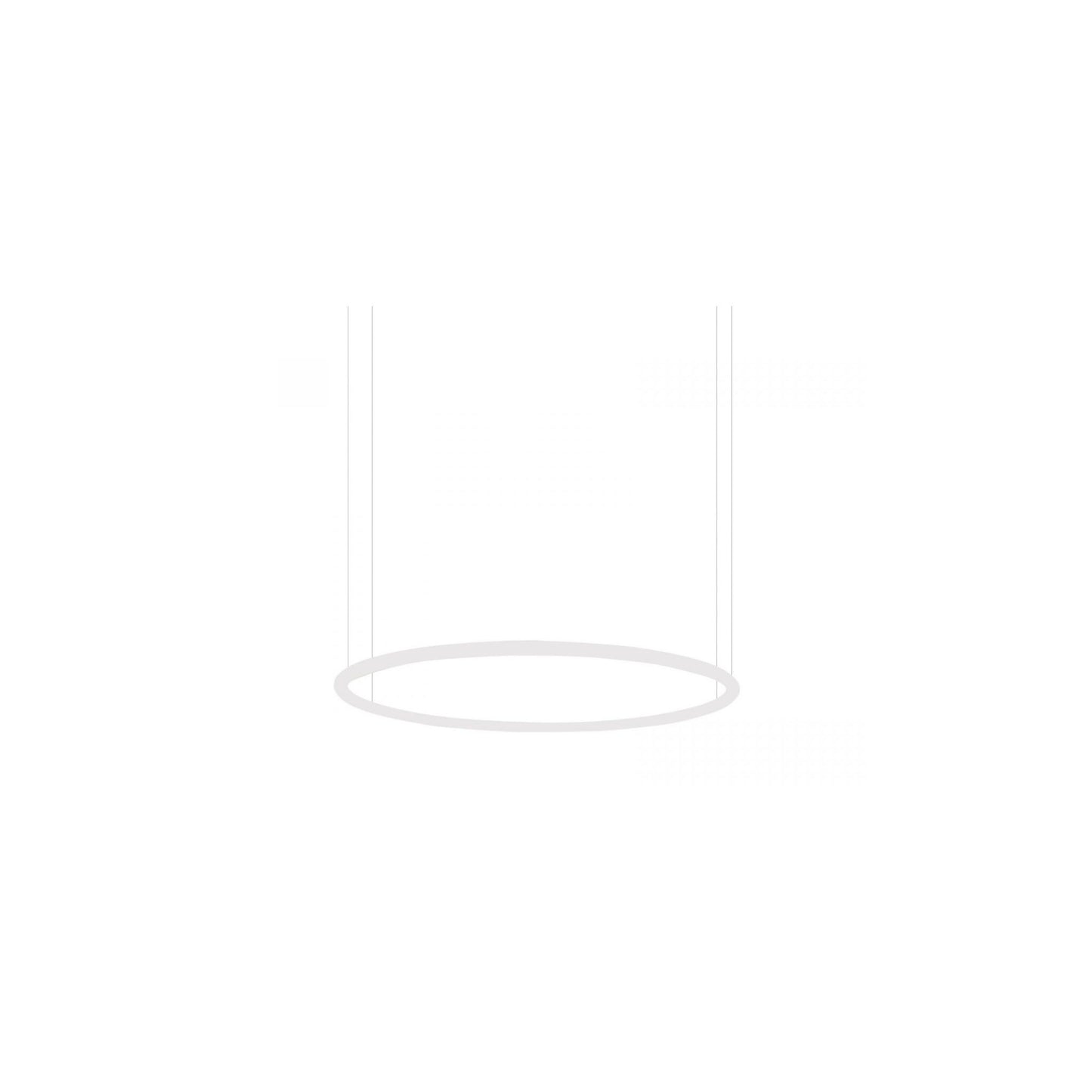 Alphabet of Light Circular 155 LED Pendant White