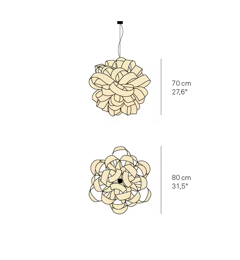 Agatha LED Ball Pendant