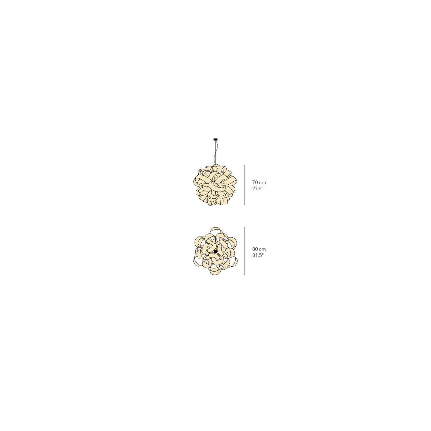 Agatha LED Ball Pendant