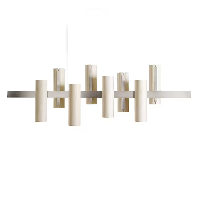 Black Note Keys LED Pendant