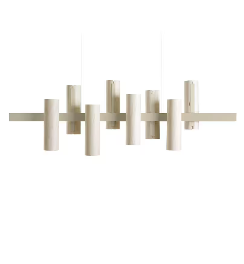 Black Note Keys LED Pendant