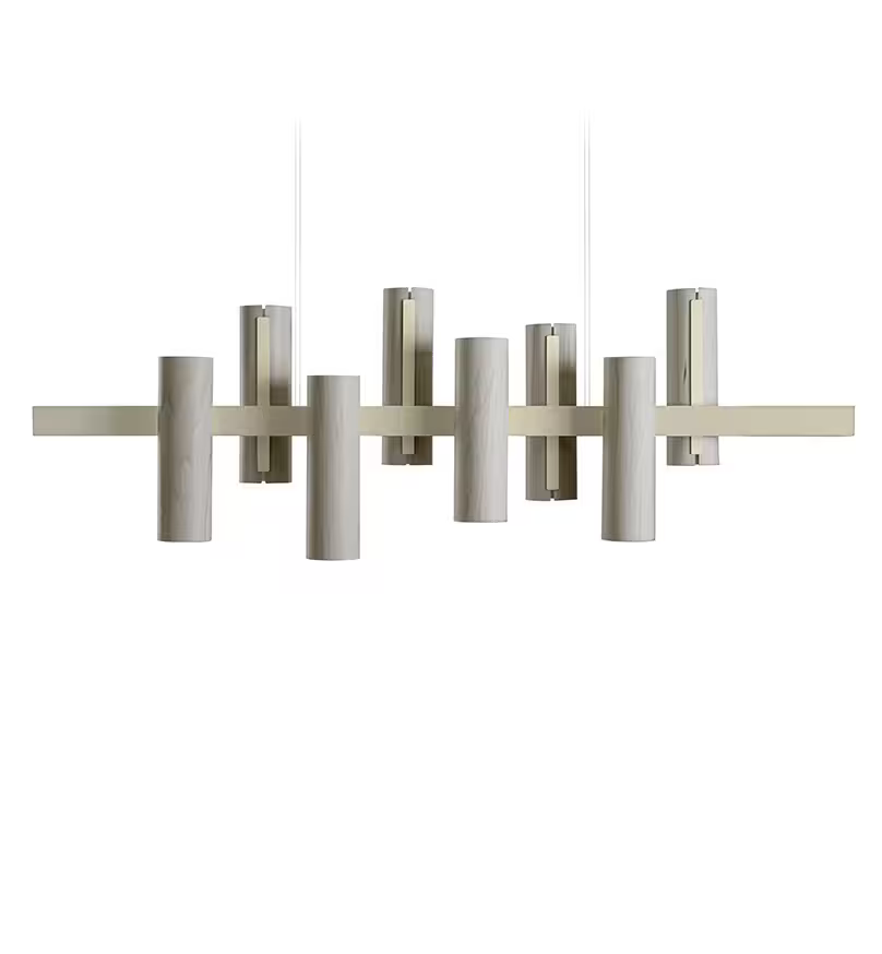 Black Note Keys LED Pendant