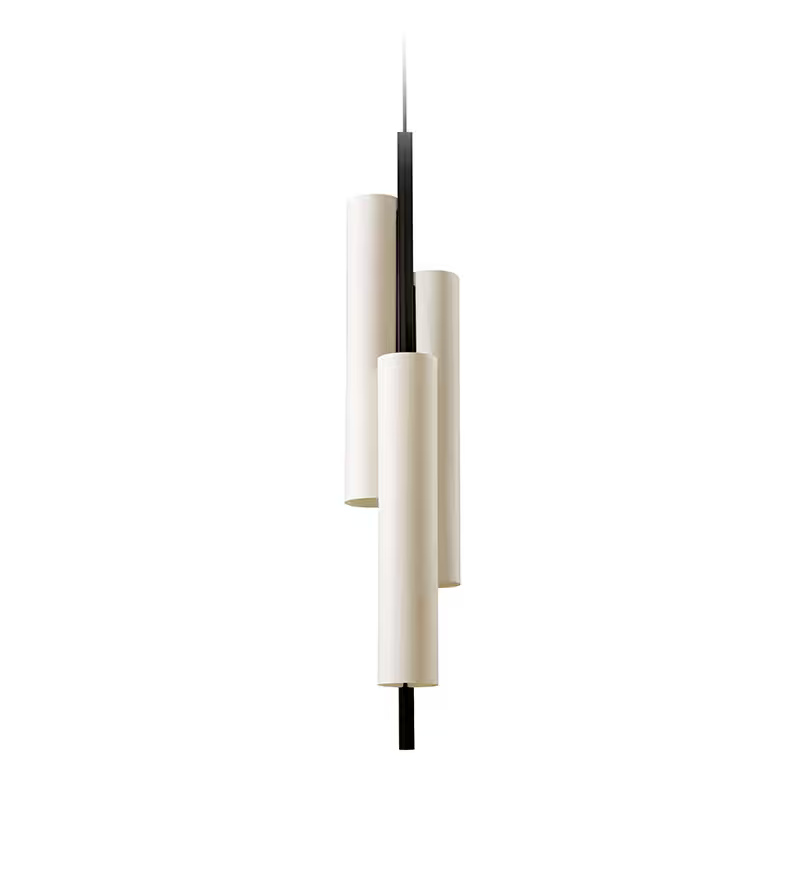 Black Note Triplet LED Pendant
