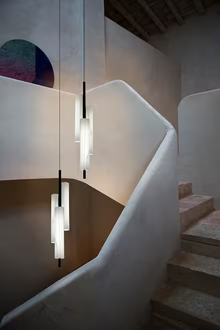 Black Note Triplet LED Pendant