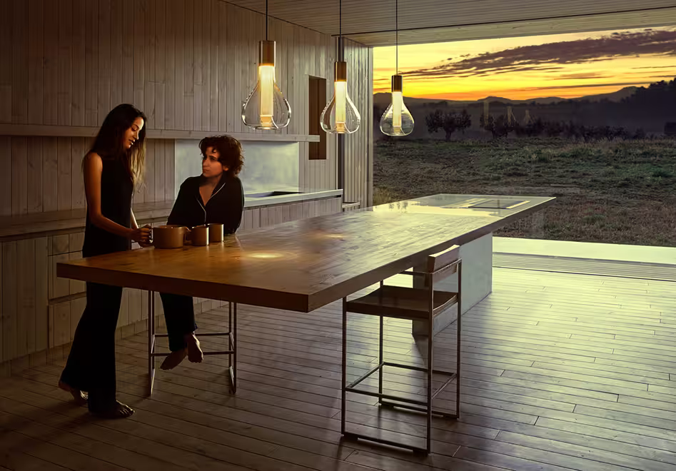 Eris Black LED Pendant