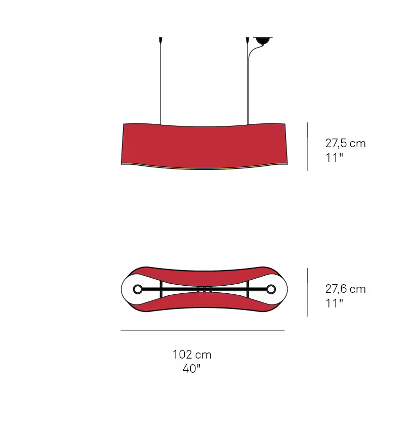New Wave Single Pendant