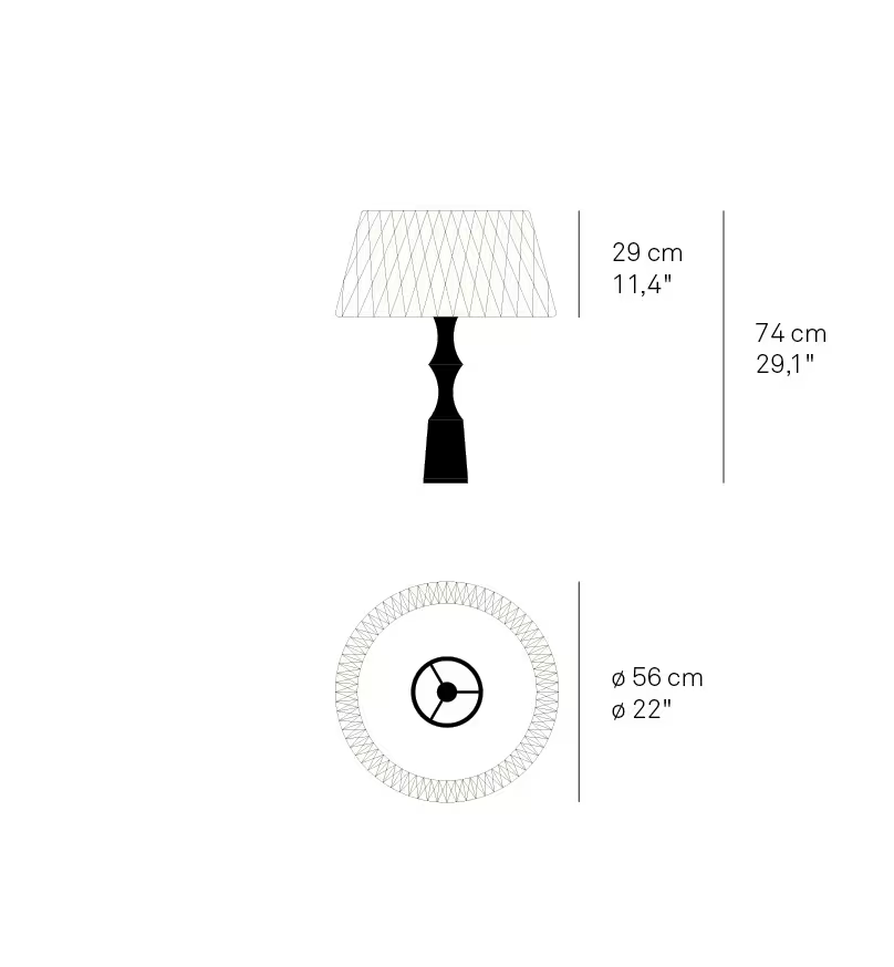 Lola Lux Large Table Lamp