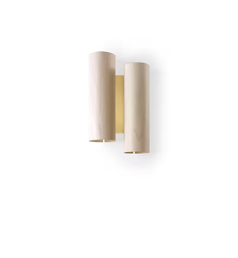 Black Note Duplet LED Wall Light