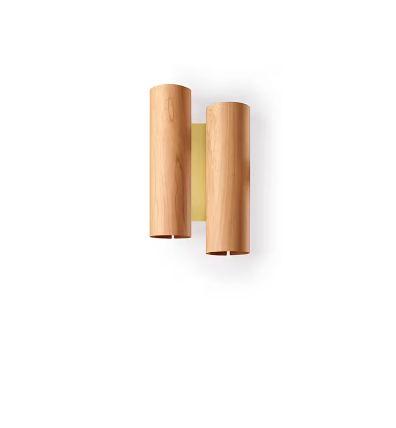 Black Note Duplet LED Wall Light