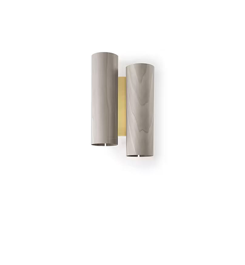 Black Note Duplet LED Wall Light