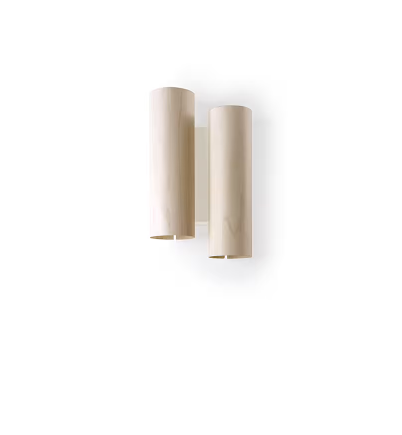 Black Note Duplet LED Wall Light