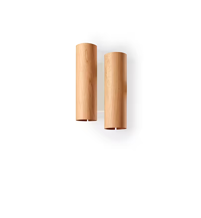 Black Note Duplet LED Wall Light