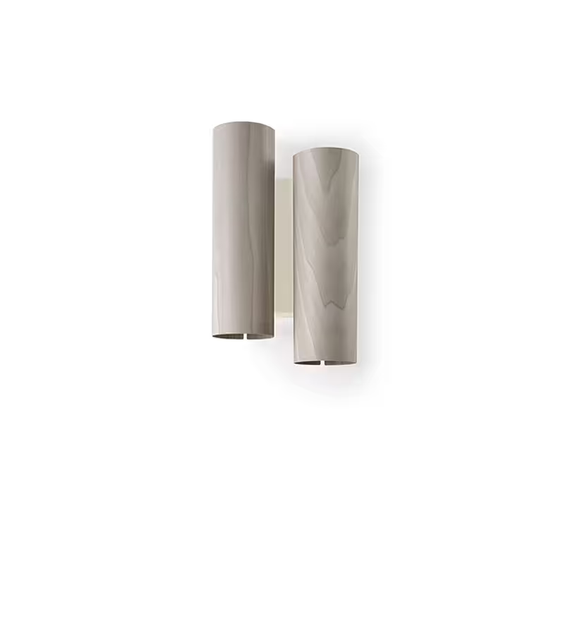 Black Note Duplet LED Wall Light