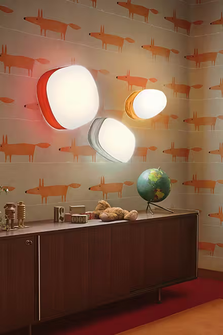 Guijarro Medium Wall & Ceiling Light