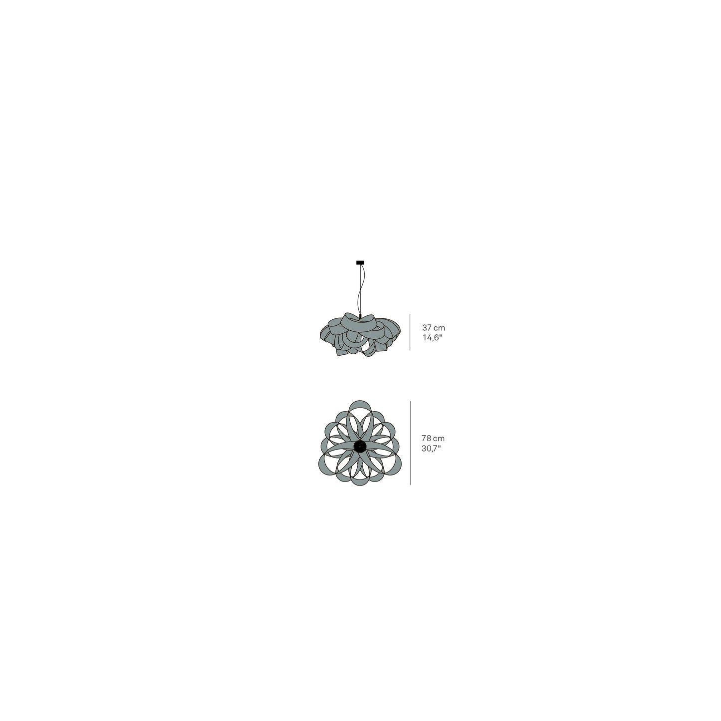 Agatha LED Small Pendant