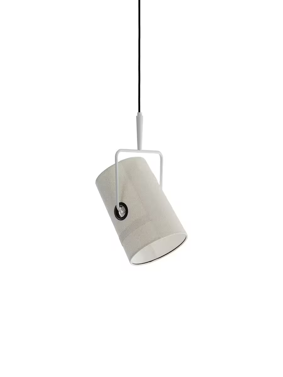 Fork Small LED Pendant Ivory