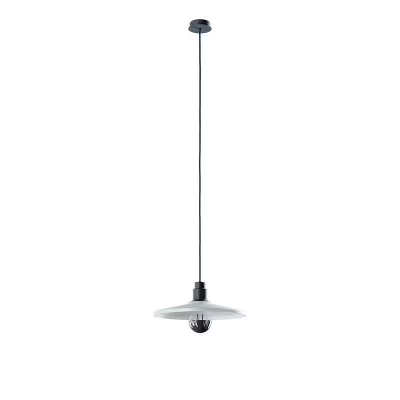 Vinyl Medium LED Pendant Black