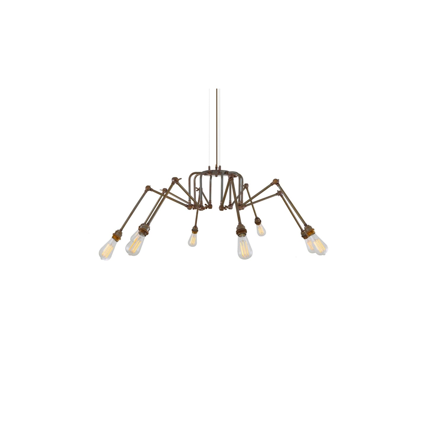San Mateo Modern Adjustable 8-Arm Chandelier