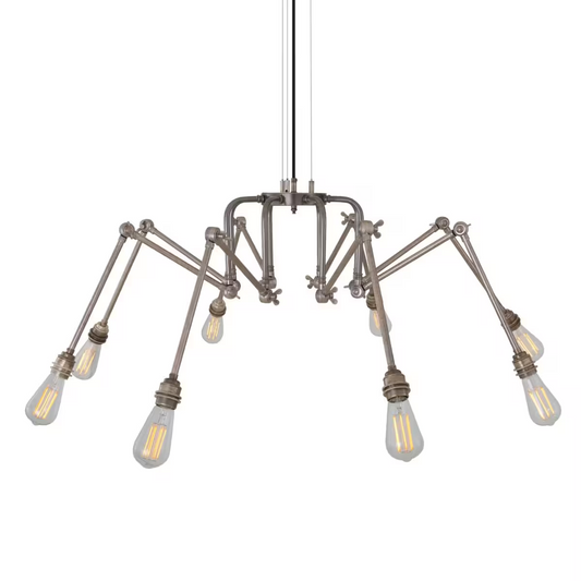 San Mateo Modern Adjustable 8-Arm Chandelier