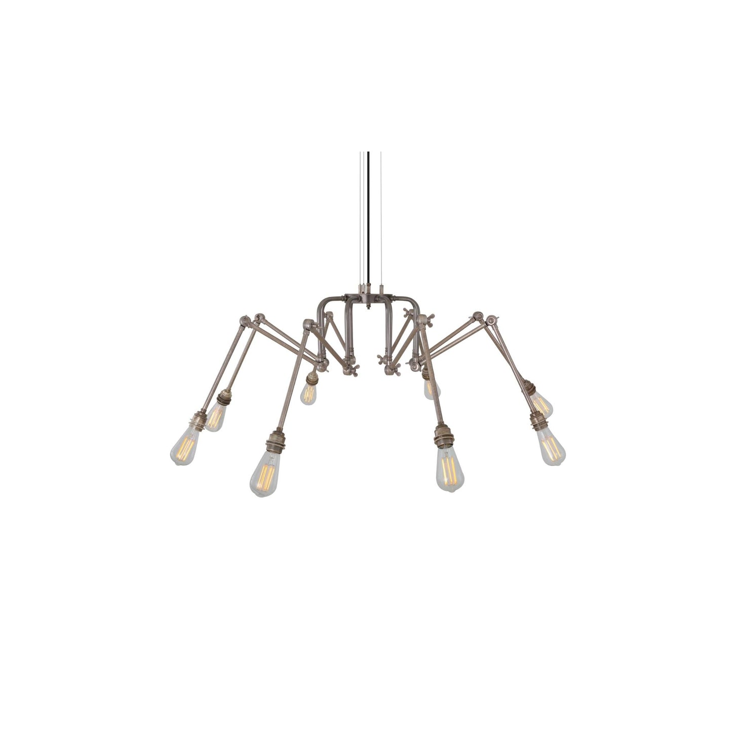 San Mateo Modern Adjustable 8-Arm Chandelier