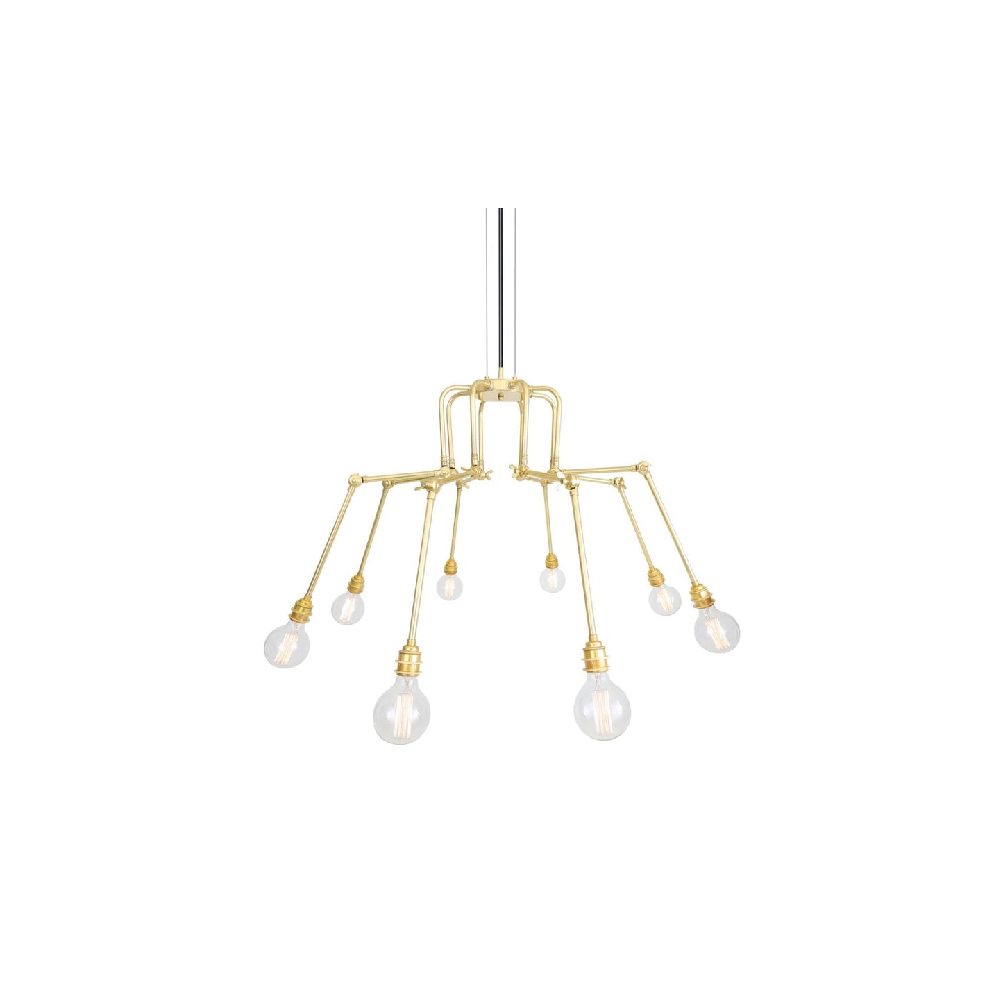 San Mateo Modern Adjustable 8-Arm Chandelier