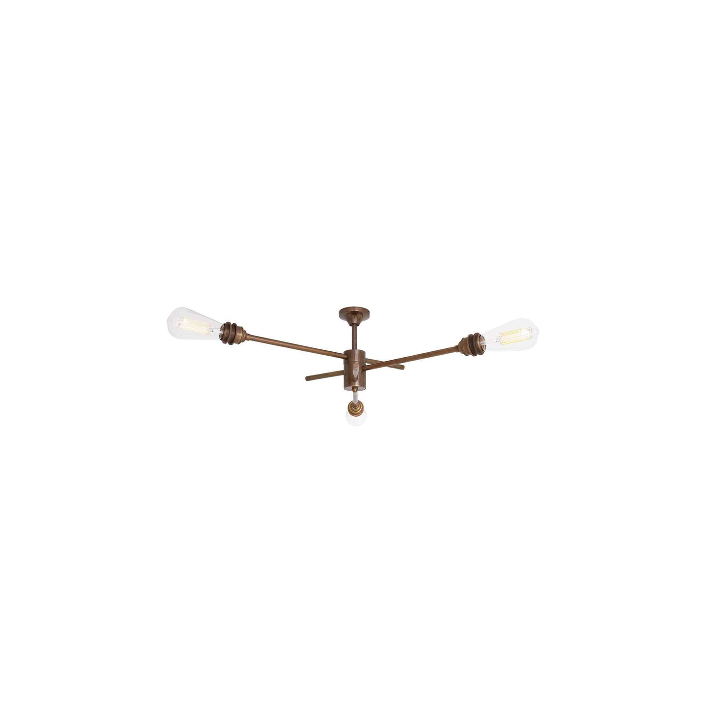 Mombasa Industrial 3-Arm Ceiling Light