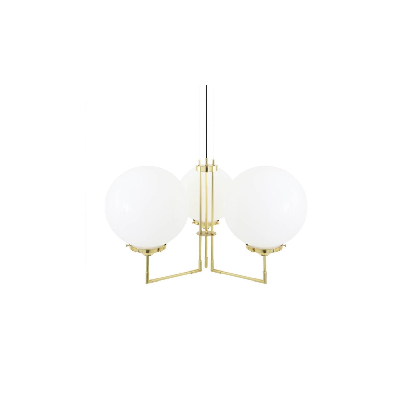 Bellavary Three-Arm Modern Globe Chandelier