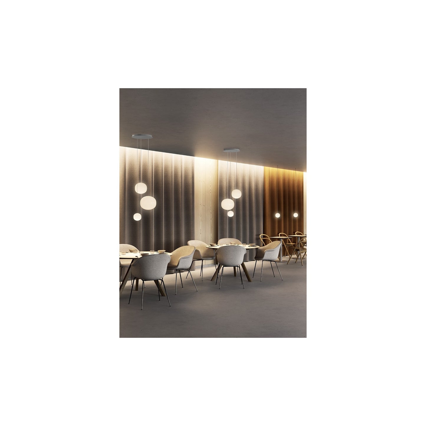 Volum 29 LED Pendant Glossy White