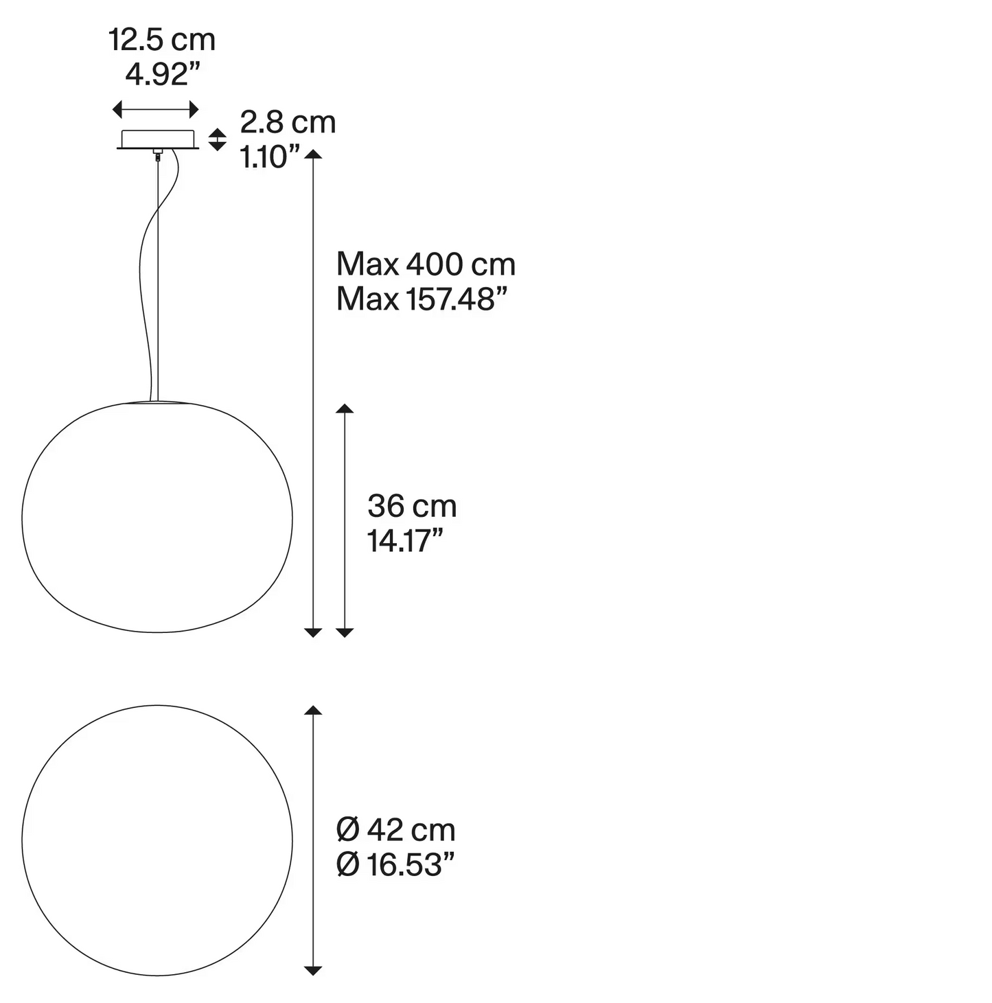 Volum 42 LED Pendant
