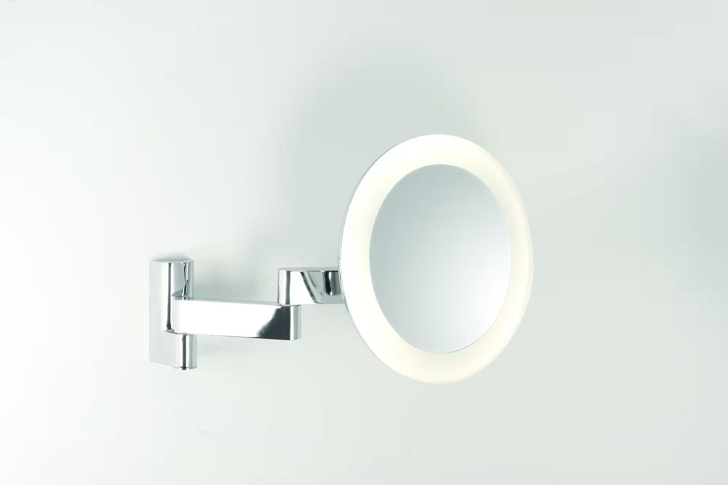 Niimi Round Bathroom Swing Arm Bathroom Mirror