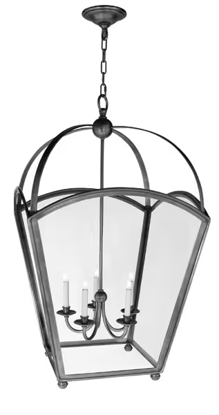 Arch Top Large Tapered Pendant Lantern