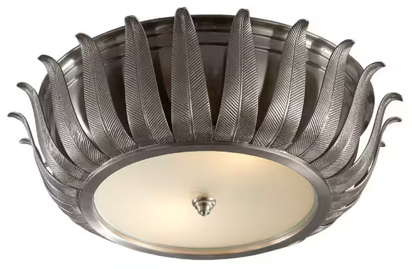 Audrey Frosted Glass Flush Mount