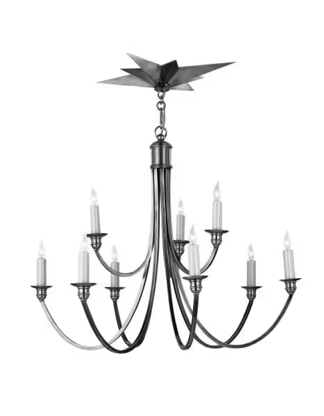 Venetian Medium Two-Tier Chandelier