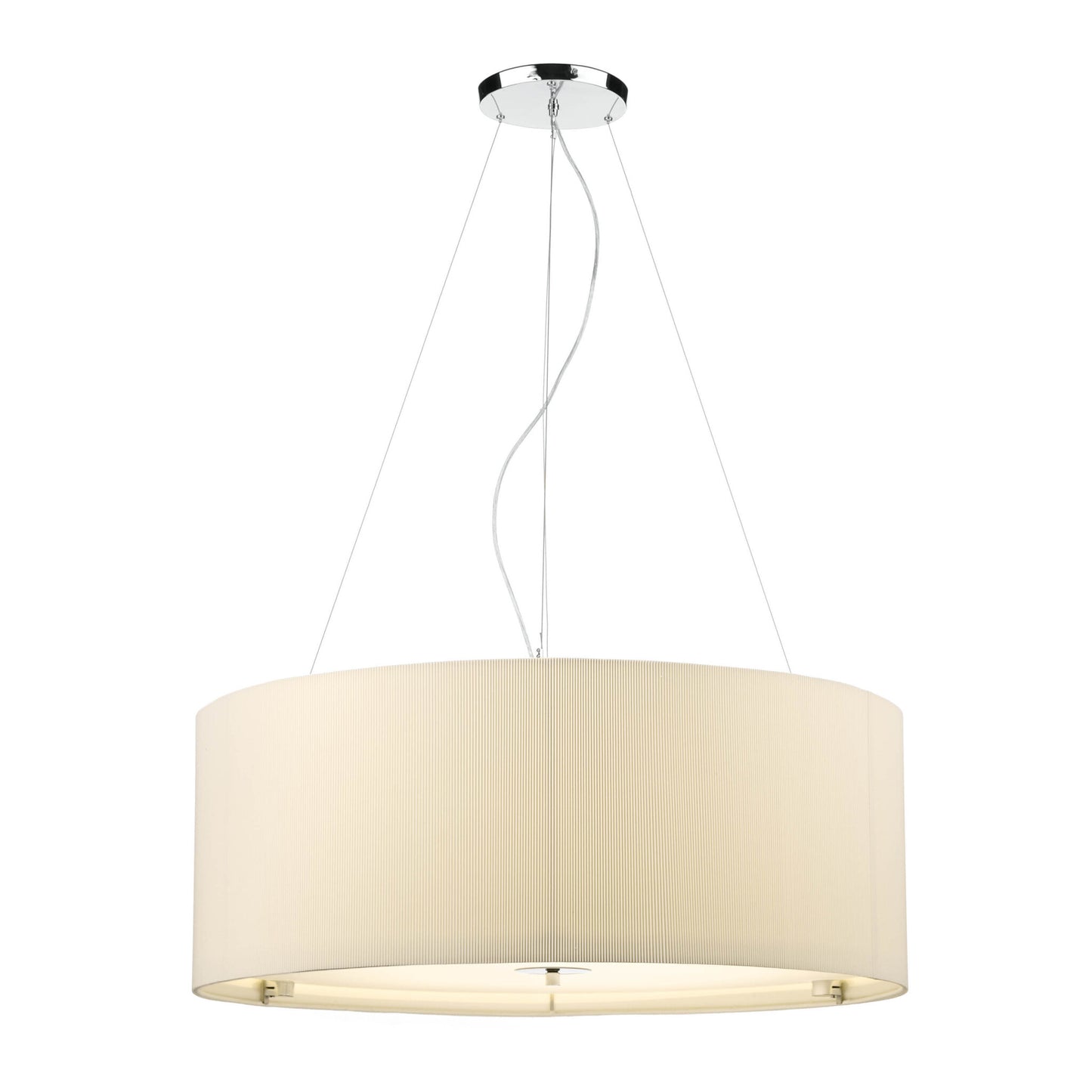 Zaragoza 6 Light Pendant Cream 90CM
