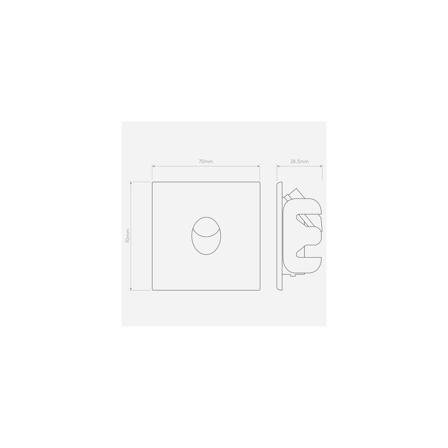 Tango Exterior LED Wall Light