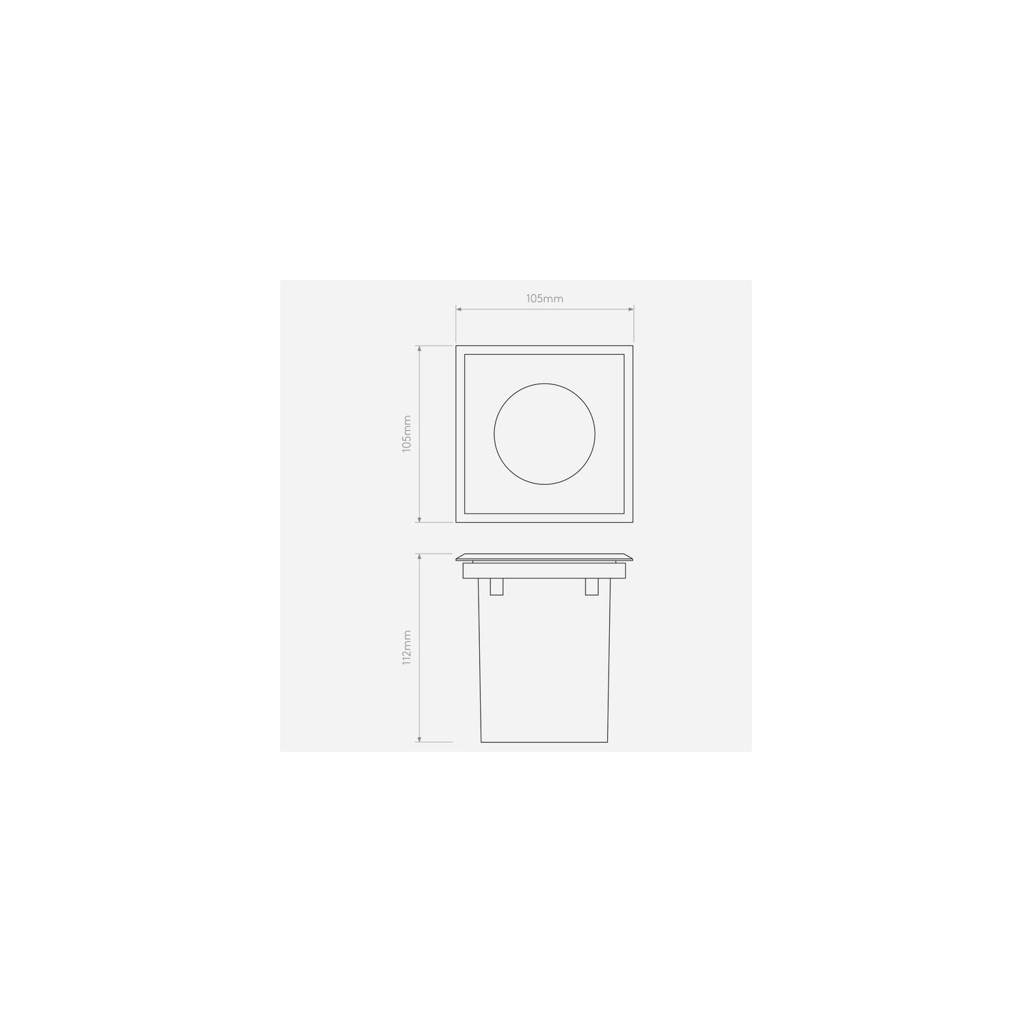 Gramos Square Ground Light