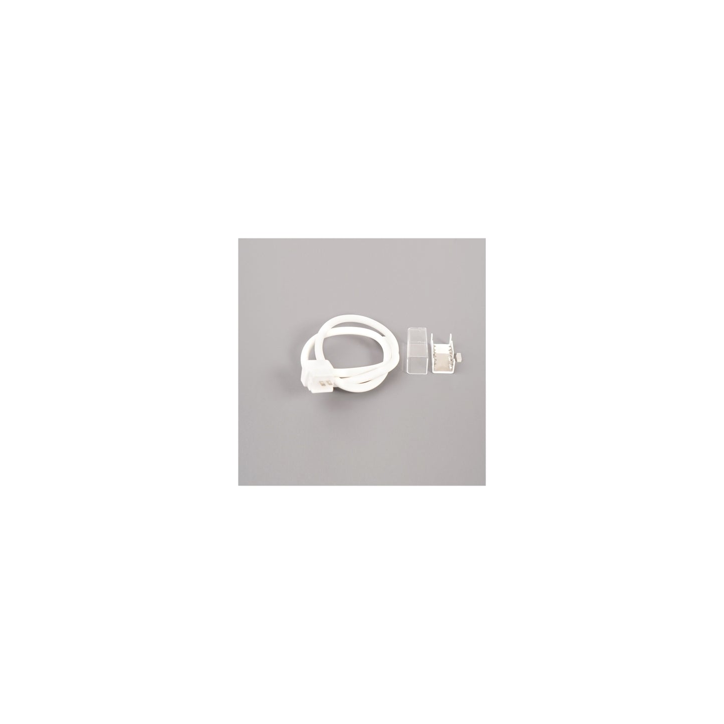 Neon solderless power feed connector IP67 bottom connection