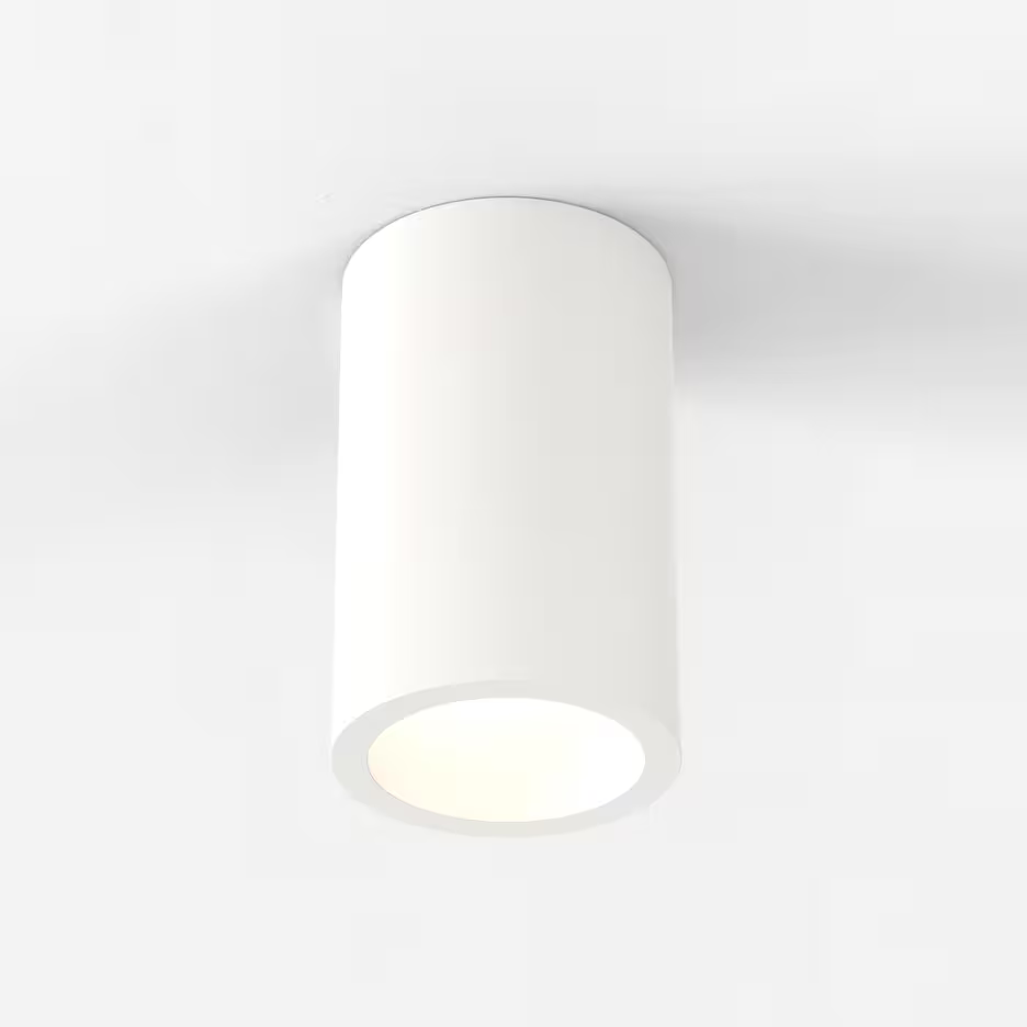 Osca 200 Round Ceiling Light White Plaster