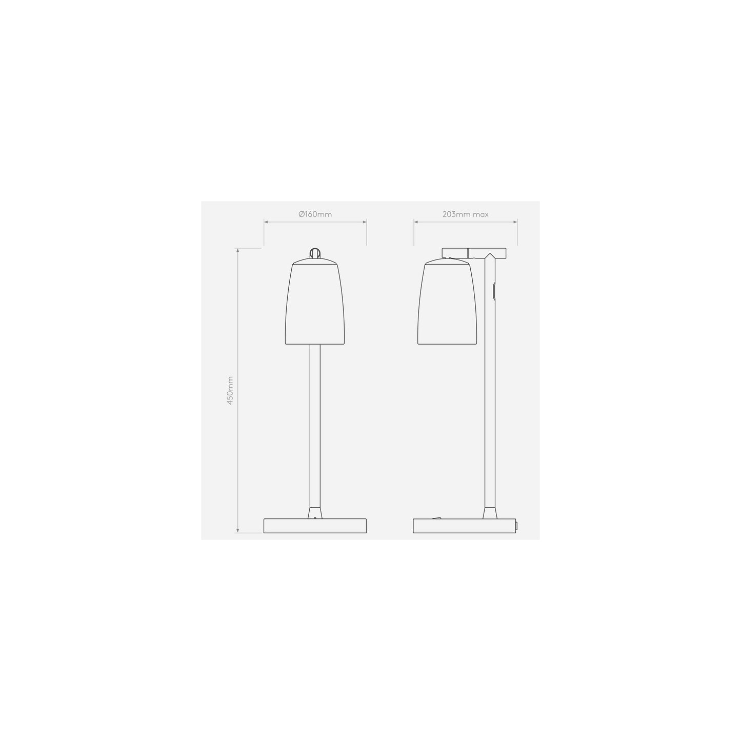 Carlton Desk Lamp in Matt White