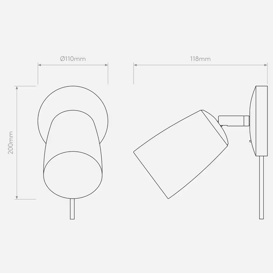 Carlton Plug-In Wall Light