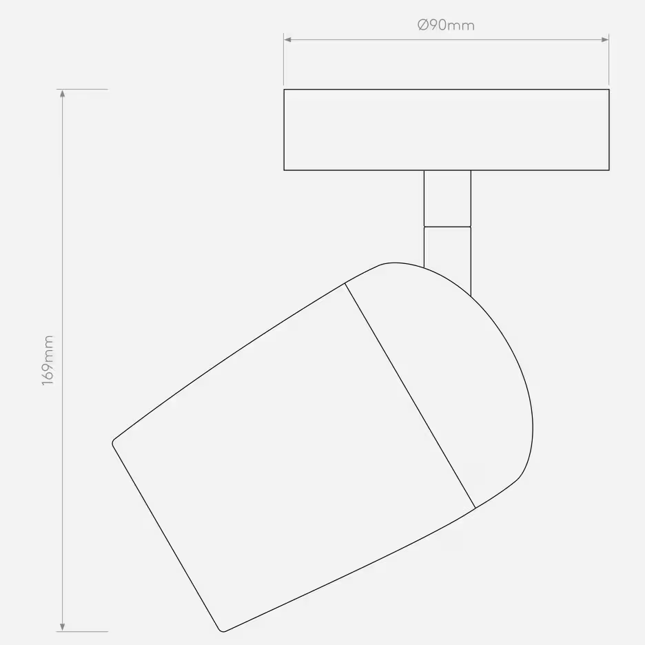 Koto Single Ceiling Spotlight