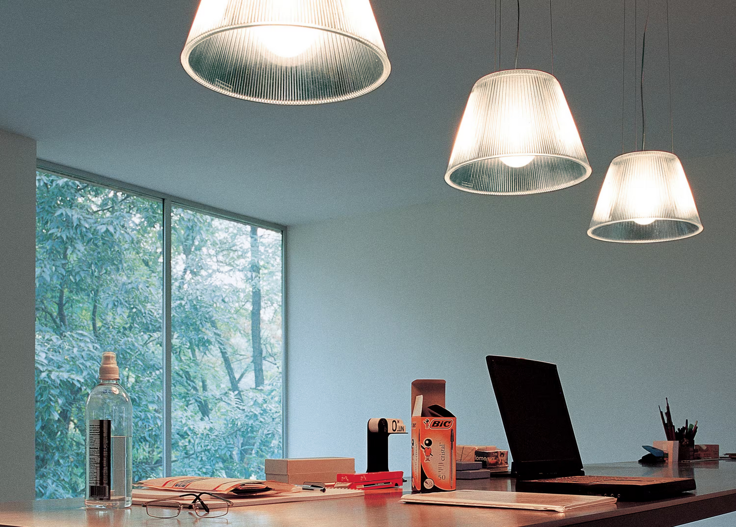 Romeo Moon S1 Suspension Pendant Light Glass