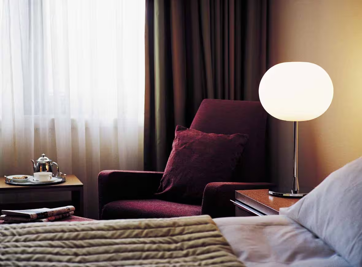 Glo-Ball T1 Small Table Lamp with Opal Glass