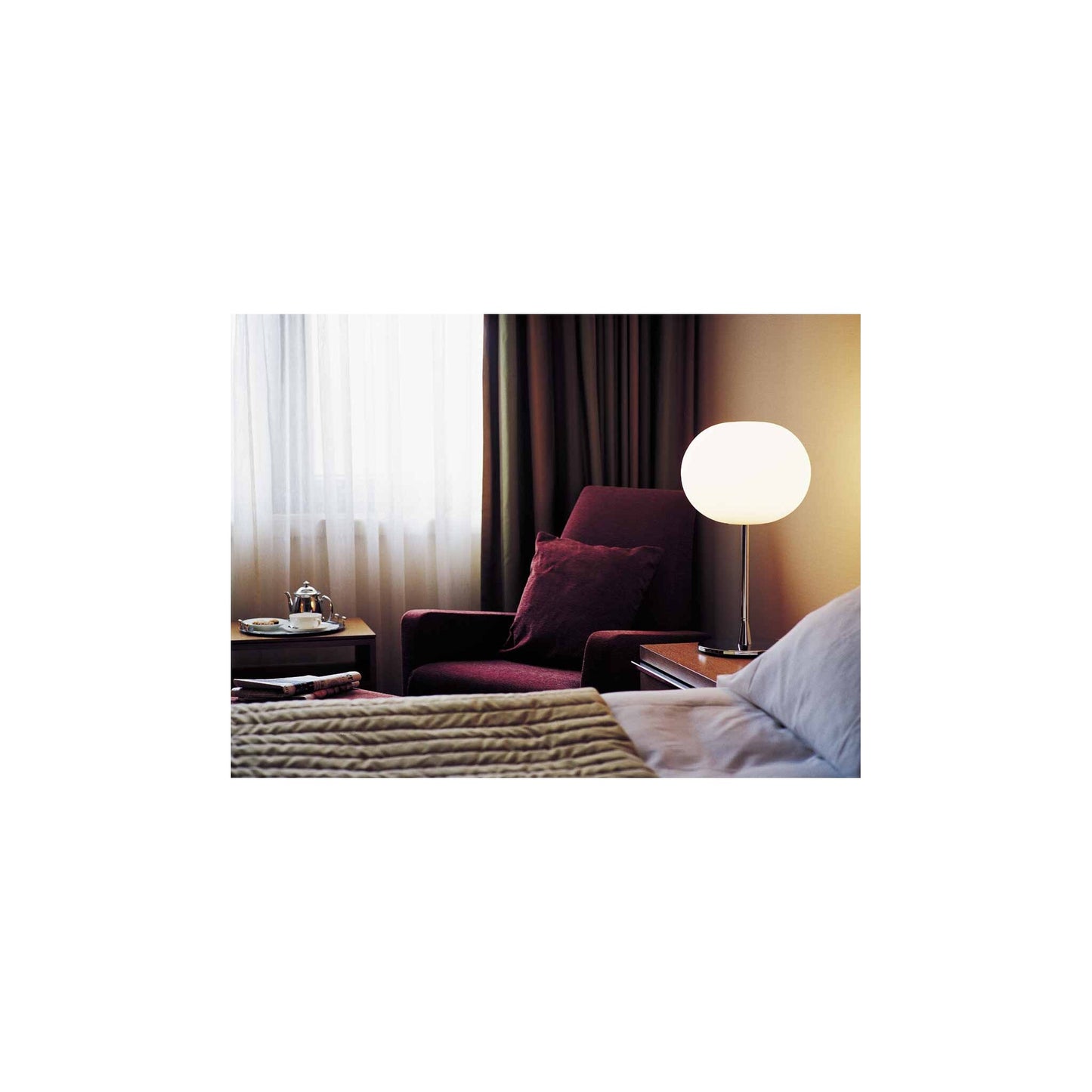 Glo-Ball T1 Small Table Lamp with Opal Glass